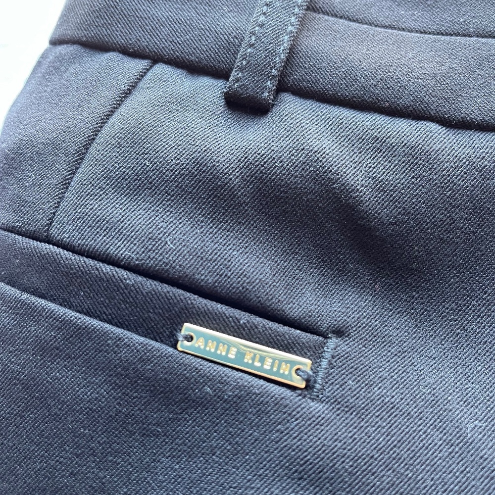 EUC Ann Klein Requirements Petite Black Dress Pants | Size 12P - Picture 9 of 12